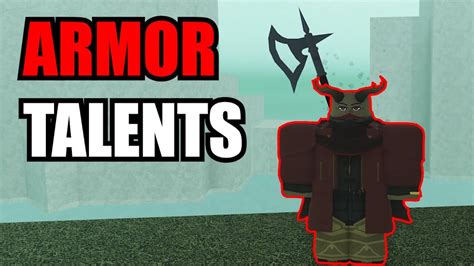 deepwoken  armor talents youtube