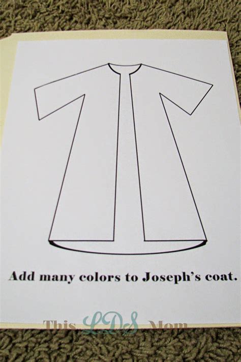 printable joseph coat   colors printable word searches