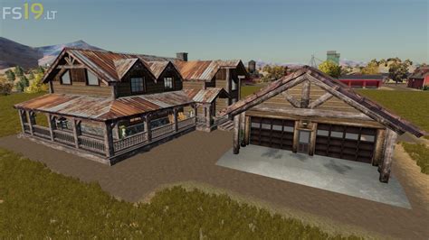 ranch house ranch shop   fs mods farming simulator  mods