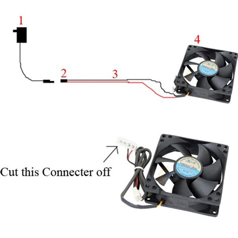 pc case fan wiring diagram