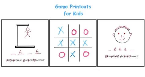 printable games  kids printouts   games