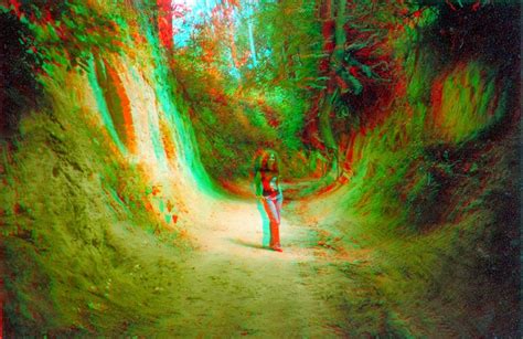 amazing anaglyph  images set  word  power