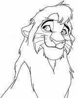 Lion King Pages Vitani Kovu Coloring Template Disney Characters sketch template