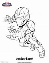 Coloring Heros Downloadable Superheroes Gratuit sketch template