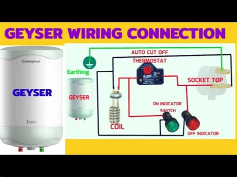 geyser wiring diagramat shorts youtube