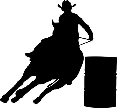 rodeo silhouette clip art  getdrawings