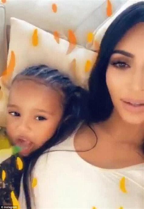 kim kardashian shares insta video while cuddling her son saint al bawaba
