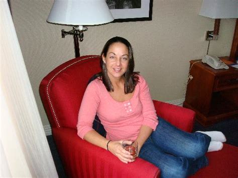 Picture Of My Wife Having A Glass Of Wine In The Hotel Room