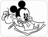 Colorare Disneyclips Topolino sketch template