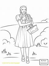 Coloring Wizard Oz Pages sketch template