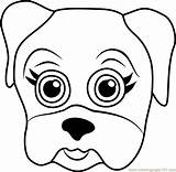 Pug Coloringpages101 sketch template