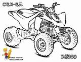 Quad Atv Coloring Wheeler Four Pages Vin Drawing Bike Number Frame Draw Para Colorir Location Locations Printable Print Color Yamaha sketch template