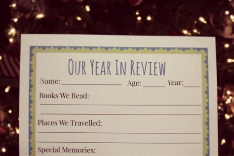 printable year  review perfect   years