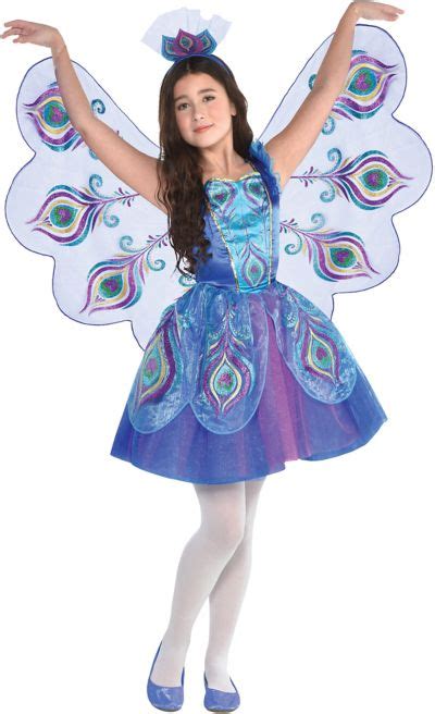 girls pretty peacock costume party city