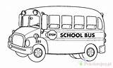 Autobus Szkolny Kolorowanki Dzieci sketch template