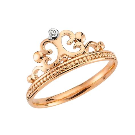 queens crown ring  solid gold ring  diamond etsy ireland