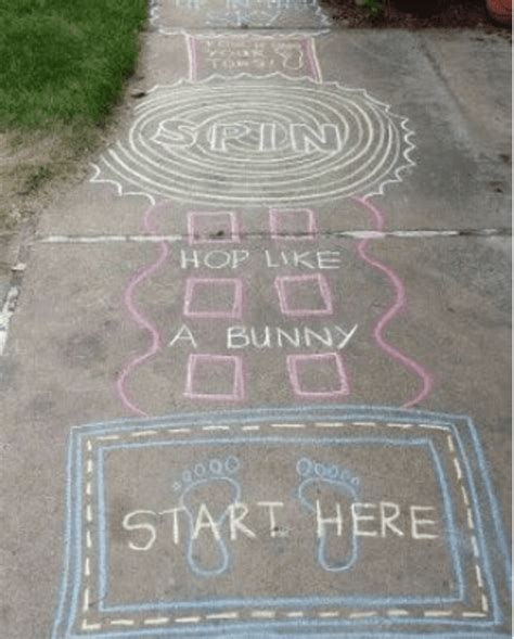 sidewalk chalk activities  learning weareteachers