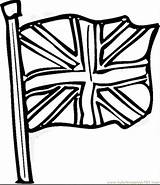Flag Coloring Union British England Britain Great Pages Clipart Flags Printable Cartoon Drawing Cliparts Clip Color Jack Colouring English Sheet sketch template