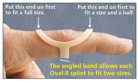 oval  finger splint size  medquip