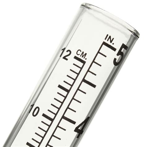 pro  capacity glass rain gauge replacement tube outdoor home garden yard  ebay