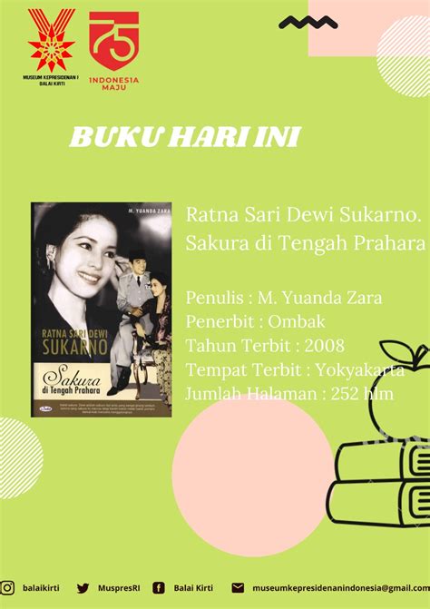 Buku Ratna Sari Dewi Sakura Di Tengah Prahara Museum Kepresidenan