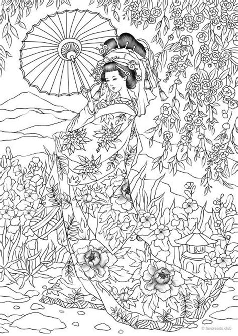 japanese coloring pages kids marielailmay