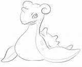 Pokemon Lapras Coloring Pages Mega Printable Template Evolved Charizard Book sketch template