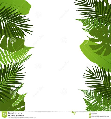 Banana Leaves Clipart Folha Estampada Molde Folhas