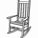 Rocking Chair Drawing Porch Chairs Clip Clipartmag sketch template