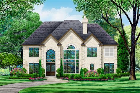 luxury european style house plan  upstairs game room tx architectural designs