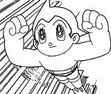 Coloring Astro Boy Atom Pages Wecoloringpage Getcolorings Color sketch template