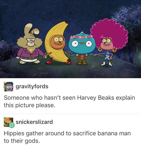 I Still Need To Watch Harvey Beaks Someone Explain This Picture