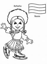 Coloring Around Pages Kids Children Printable Color Sheets Russia International Cartoons Print Little Du Popular sketch template