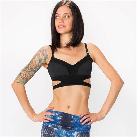 Phat Buddha Fifth Ave Cut Out Bra Top Womens Apparel At
