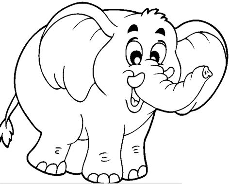 elephant coloring pages  kids preschool  kindergarten