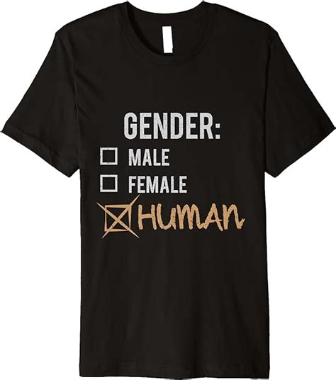 Gender Human Premium T Shirt Clothing