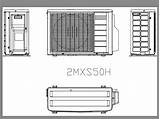 Split Air Conditioner Type Dwg Autocad Cad Bibliocad sketch template