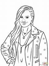 Demi Lovato Coloring Pages Celebrity Ariana Grande Printable Rihanna Color Victorious Justice Print Underwood Carrie Famous Getcolorings Cool Pop Drawing sketch template