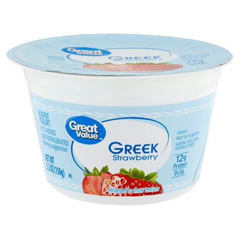 great  greek strawberry nonfat yogurt  oz walmartcom