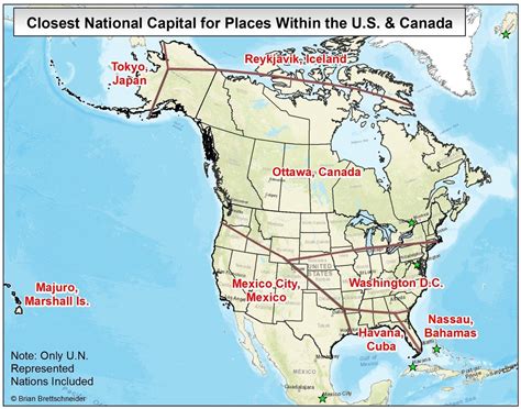 map showing  national capital   closest maps   web