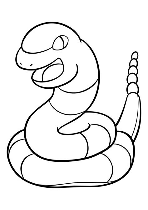 cute anime pokemon  ekans coloring pages pokemon coloring pages