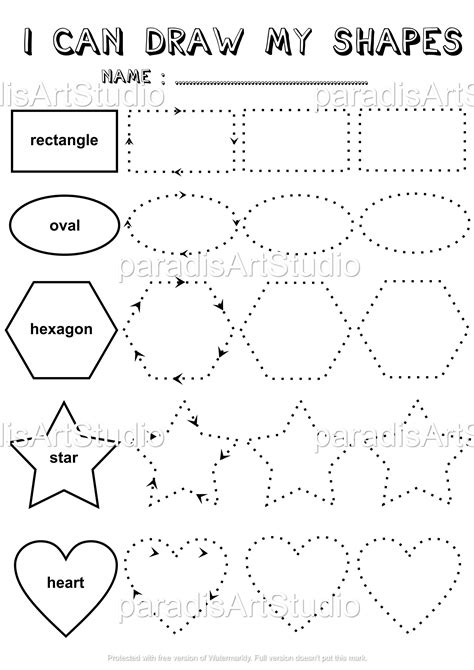 shape activities kindergarten shape worksheets  preschool shape
