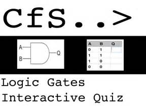 logic gates quiz teaching resources