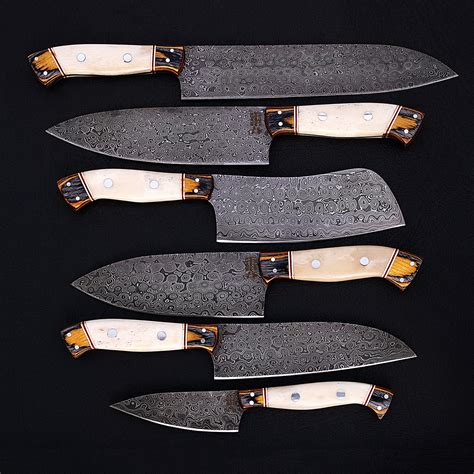 professional chef knife  piece set  black forge knives touch  modern