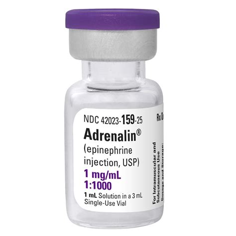 adrenalin epinephrine  mgml   ml sdv ea dealmed medical supplies