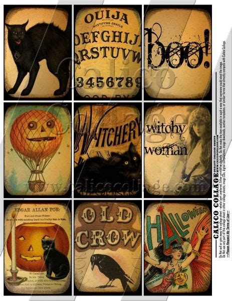 printable vintage halloween images printable templates