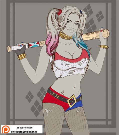 Harley Quinn Suicide Squad Color Scheme By Rzhevskii