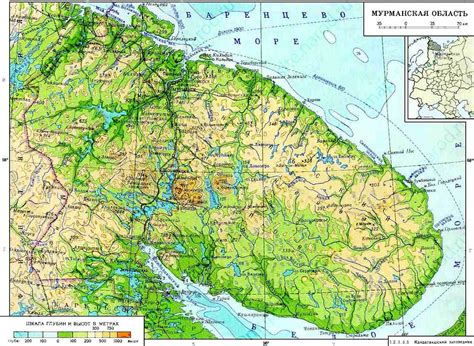 maps  murmansk oblast