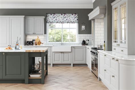 jefferson light grey cheap kitchen units  cabinets  sale