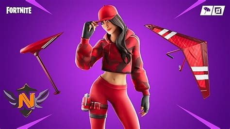 100disparition Ruby Skin Fortnite 3d Thumbnail